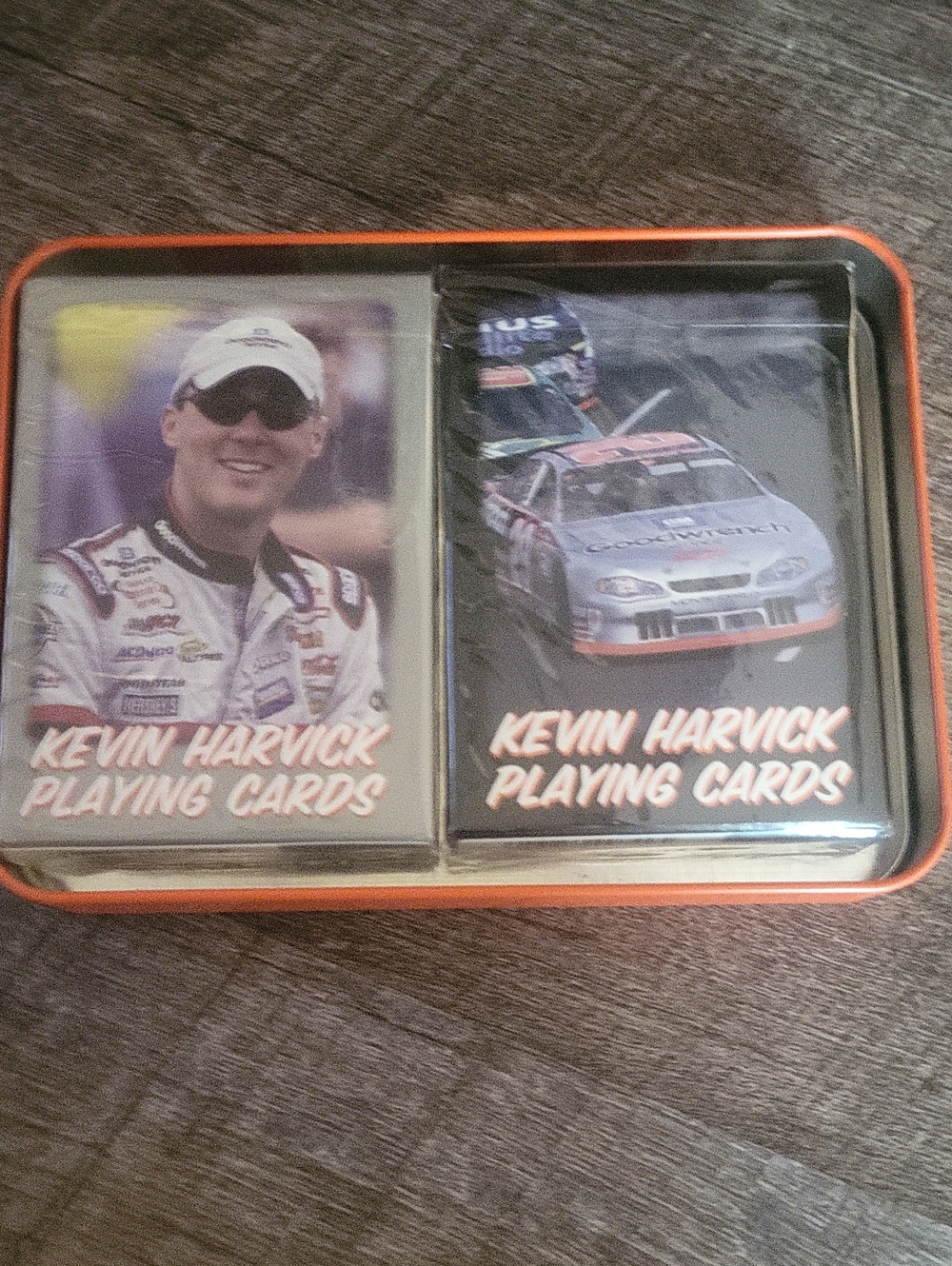 Kevin Harvick Playing Cards Set - Orange Accents